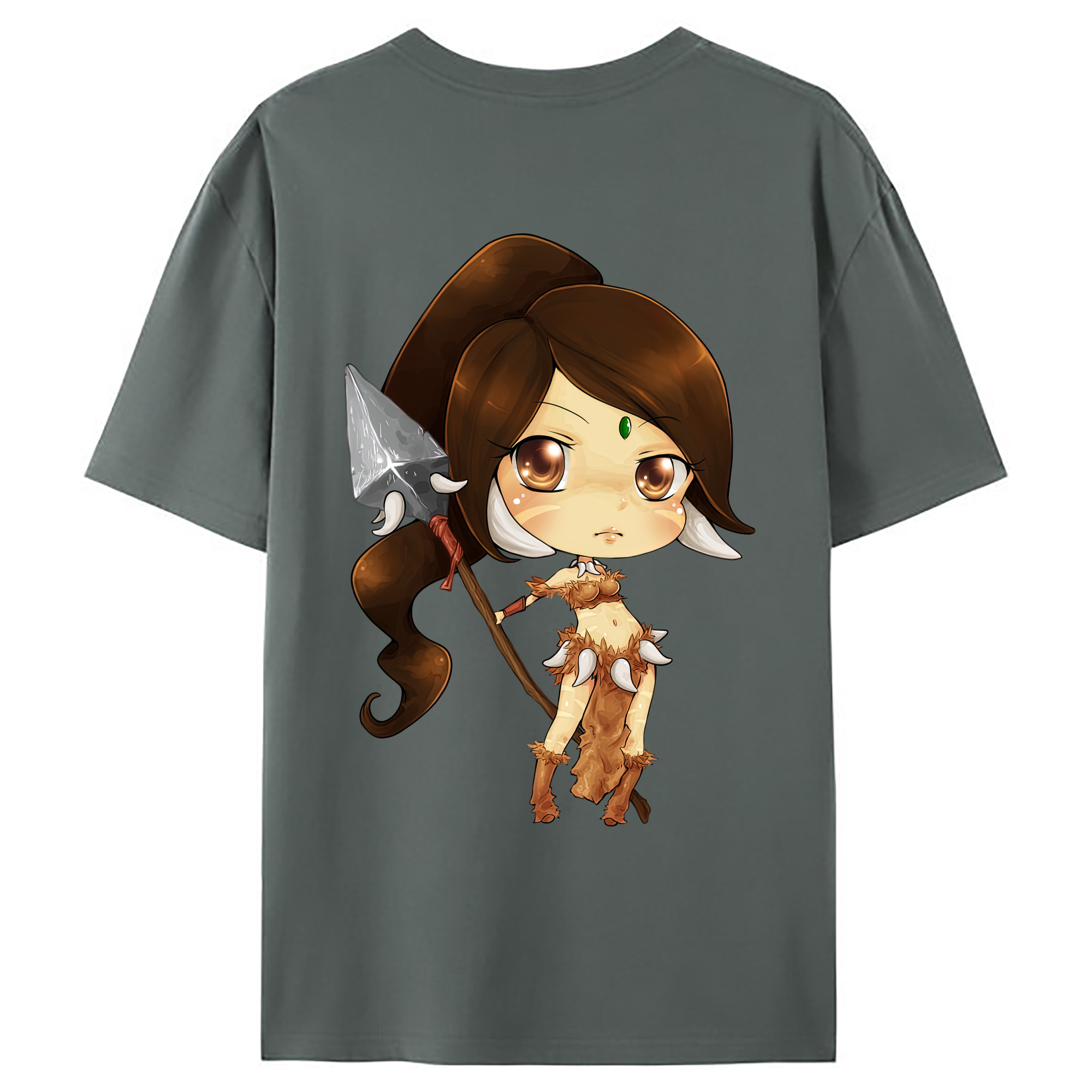 （画像用） リーグ・オブ・レジェンド League of Legends LOL 綿100％ メンズ半袖Tシャツ（バックプリント） 通気性